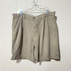 Tommy Bahama 100% Silk Short Tan Men Size 40